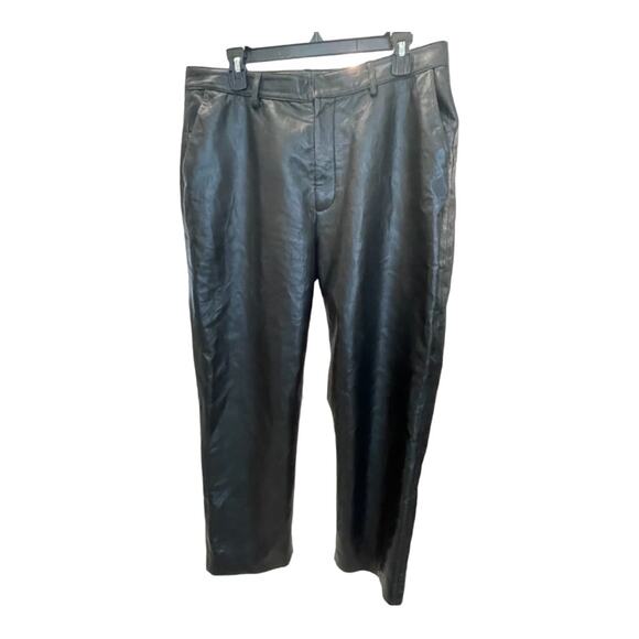 Hidden Designer~ ASbyDF ASbyDF JORDAN RECYCLED LEATHER TROUSERS-  12 ~Gorgeous - Picture 9 of 11